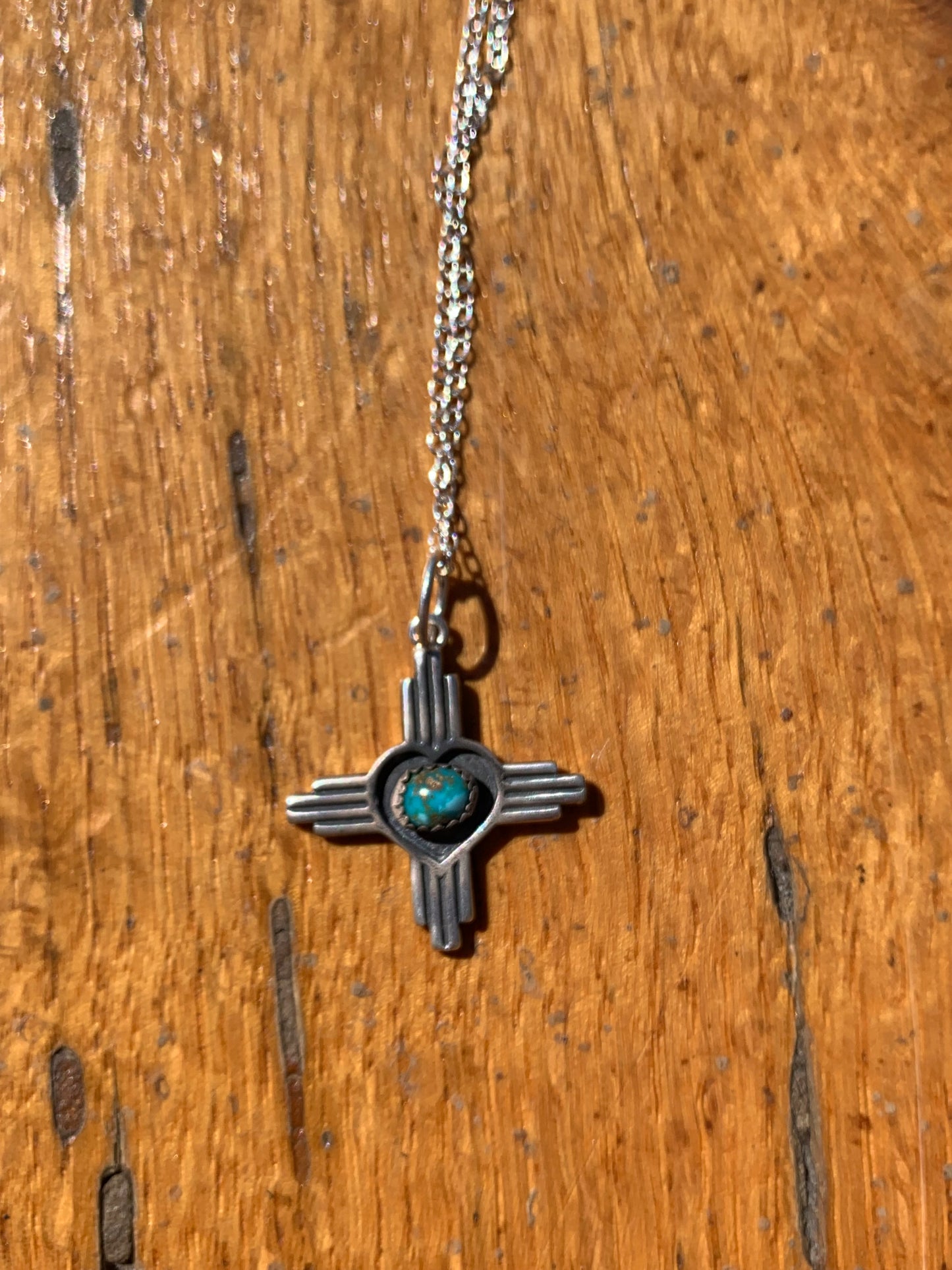 Anka Heart Zia w Stone Necklace