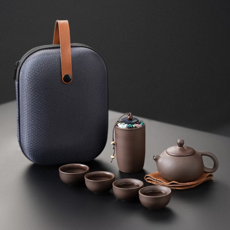 Gong Fu Travel Set Ceramic Clay