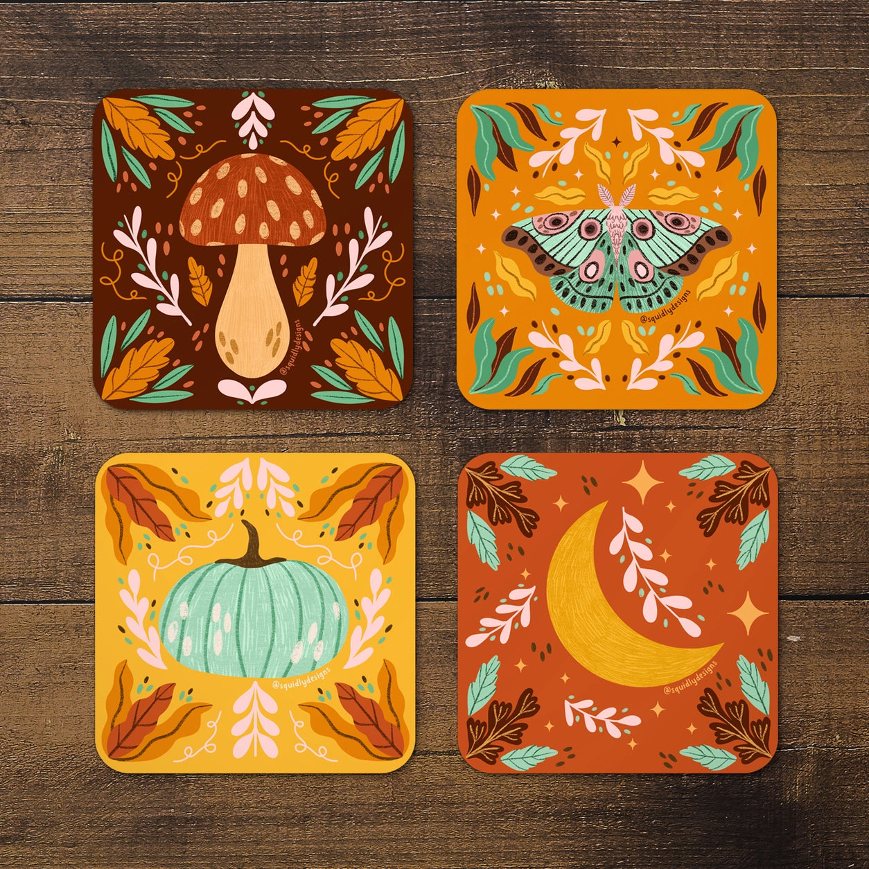 Coaster Set - Fall Magic
