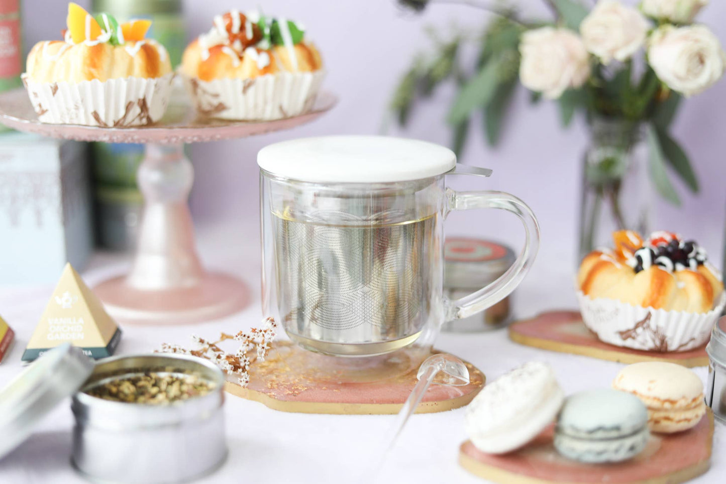 Glass Mug with Infuser