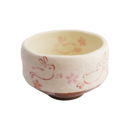 Sakura Rabbit Matcha Bowl