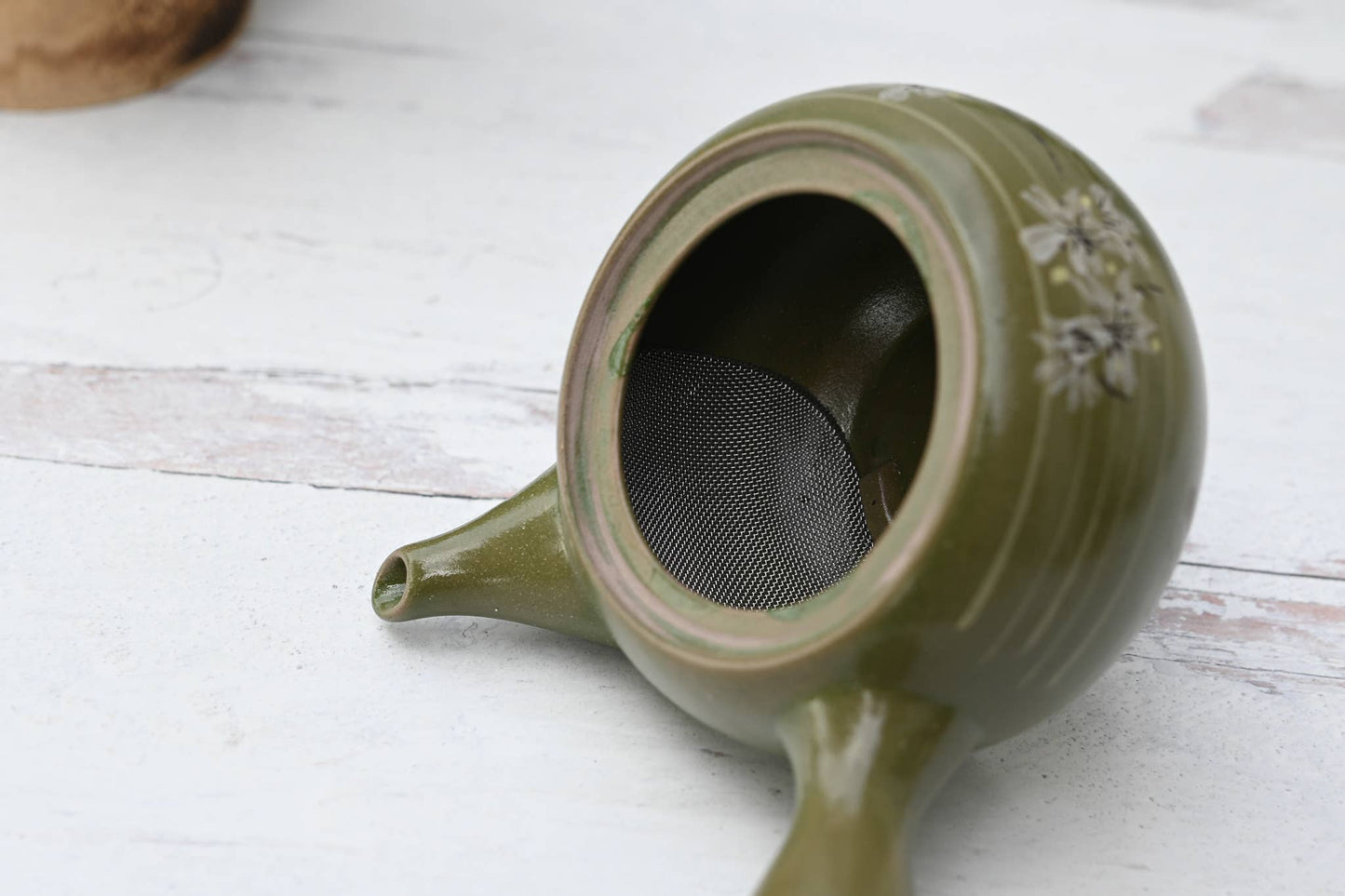Swirled Flower Teapot