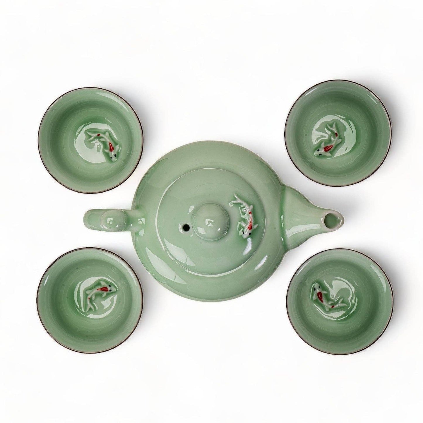 Koi Fish Gongfu Tea Set