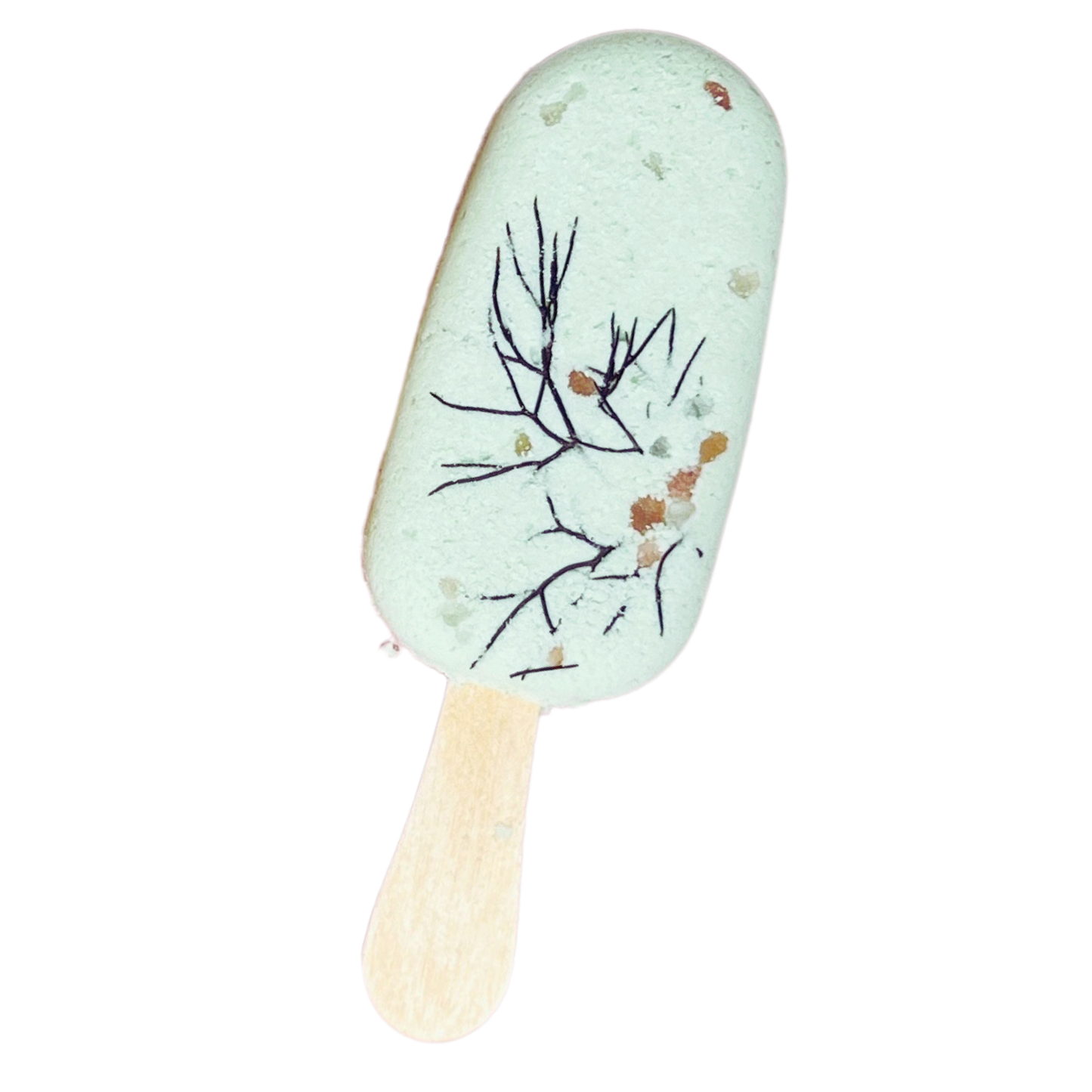 Botanical Bath Clay Pops With Dried Fruit and Epsom Salt: Peppermint + Fennel