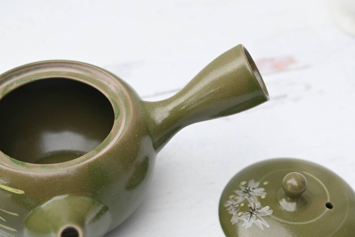 Swirled Flower Teapot
