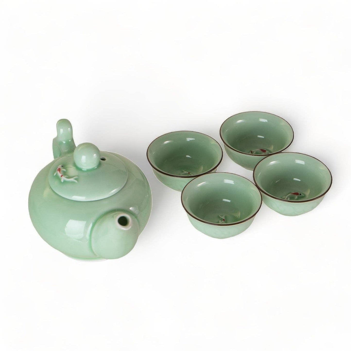Koi Fish Gongfu Tea Set