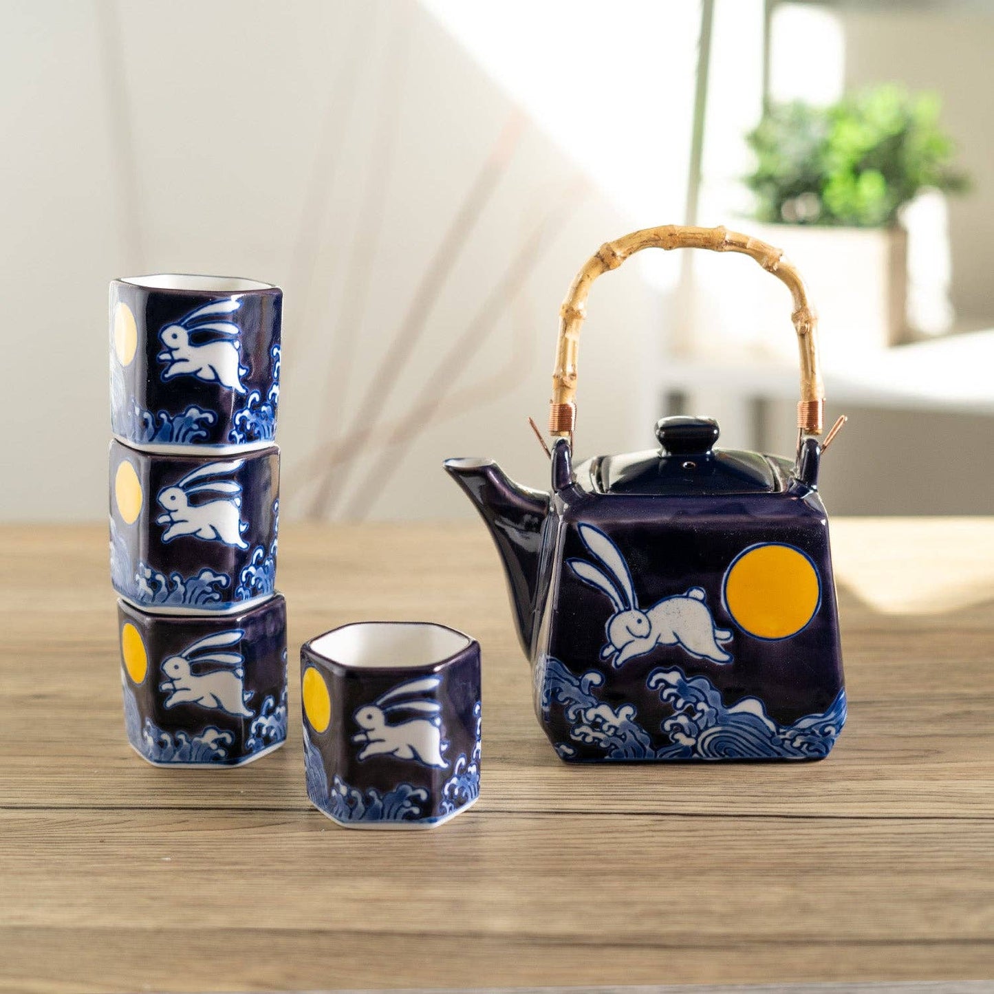 Moon Rabbit Tea Set