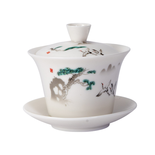 Japanese Crane Gaiwan