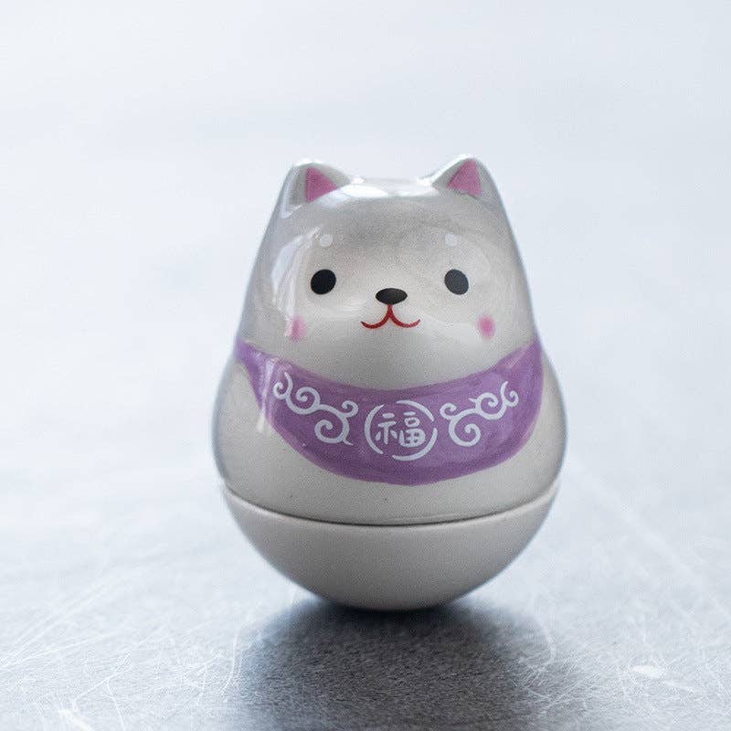 YiXing Clay Shiba Inu: Purple