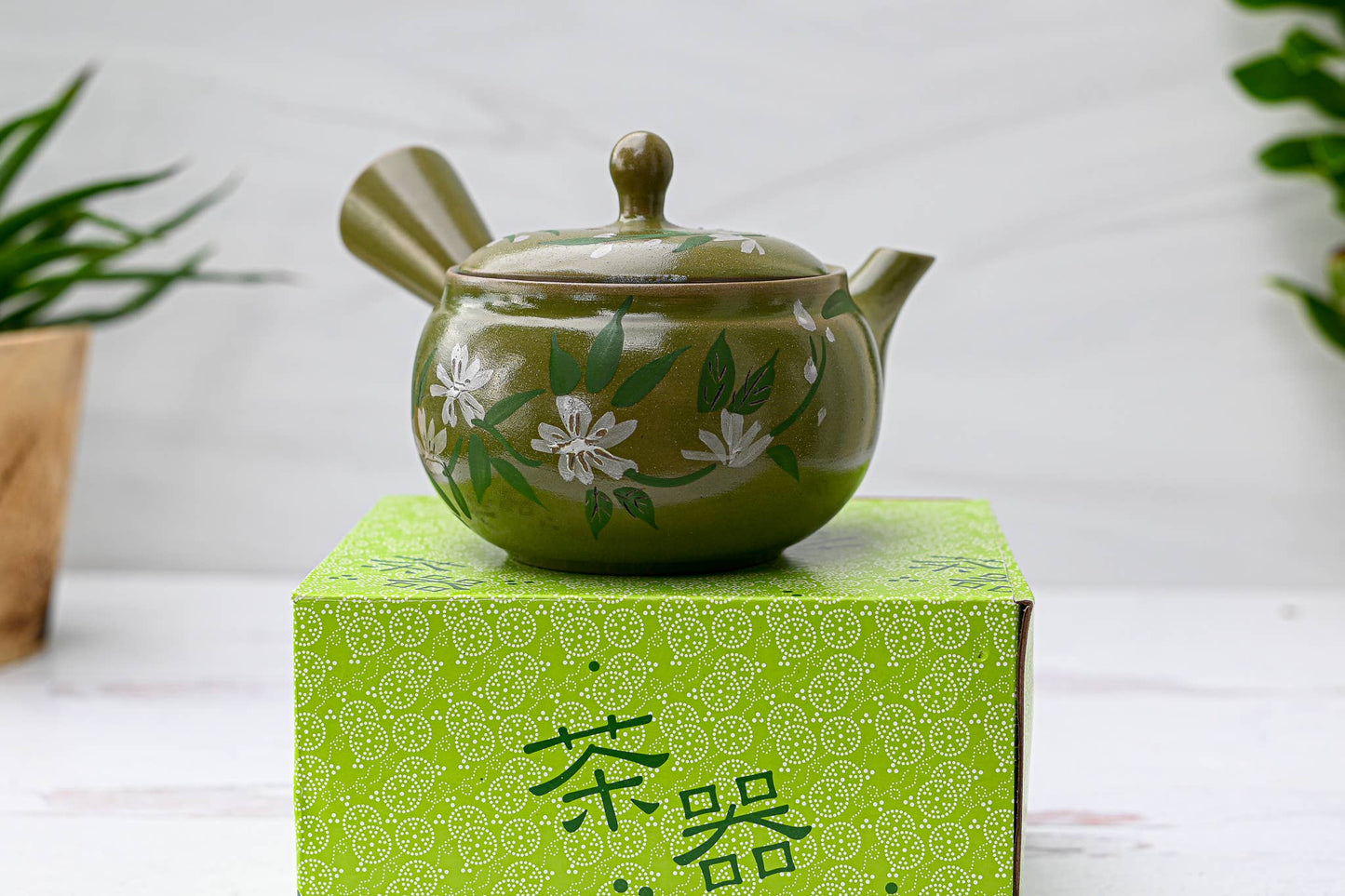 Flowered Teapot